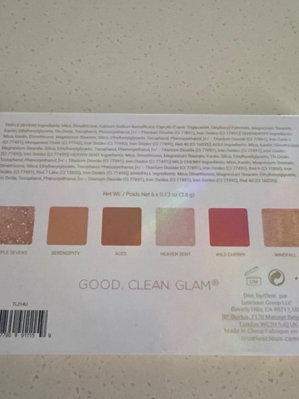 Lucky Glow Bronze & Highlight Palette - Iridescent White